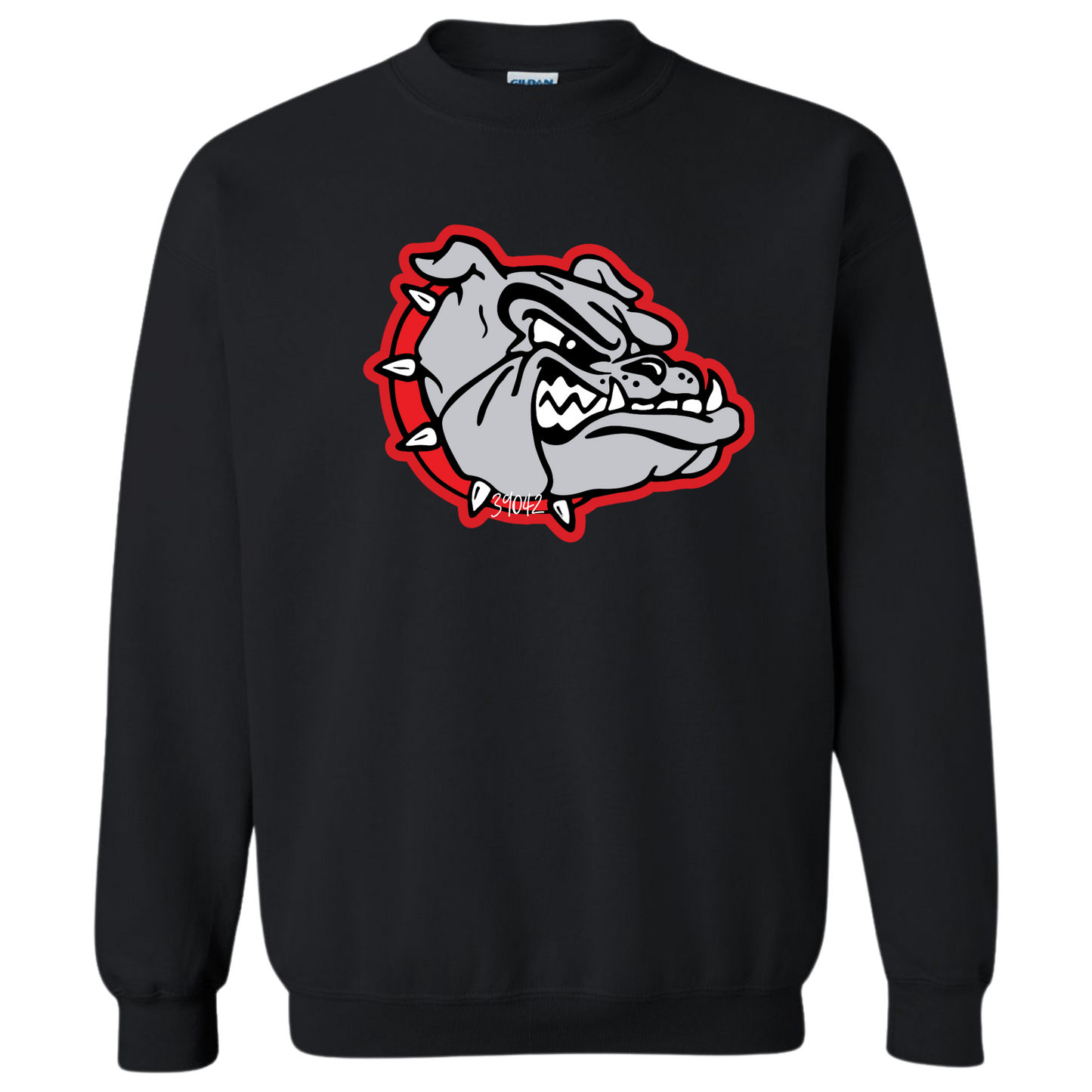 Adult Bulldog Head 39042 - Designs by Dee 042