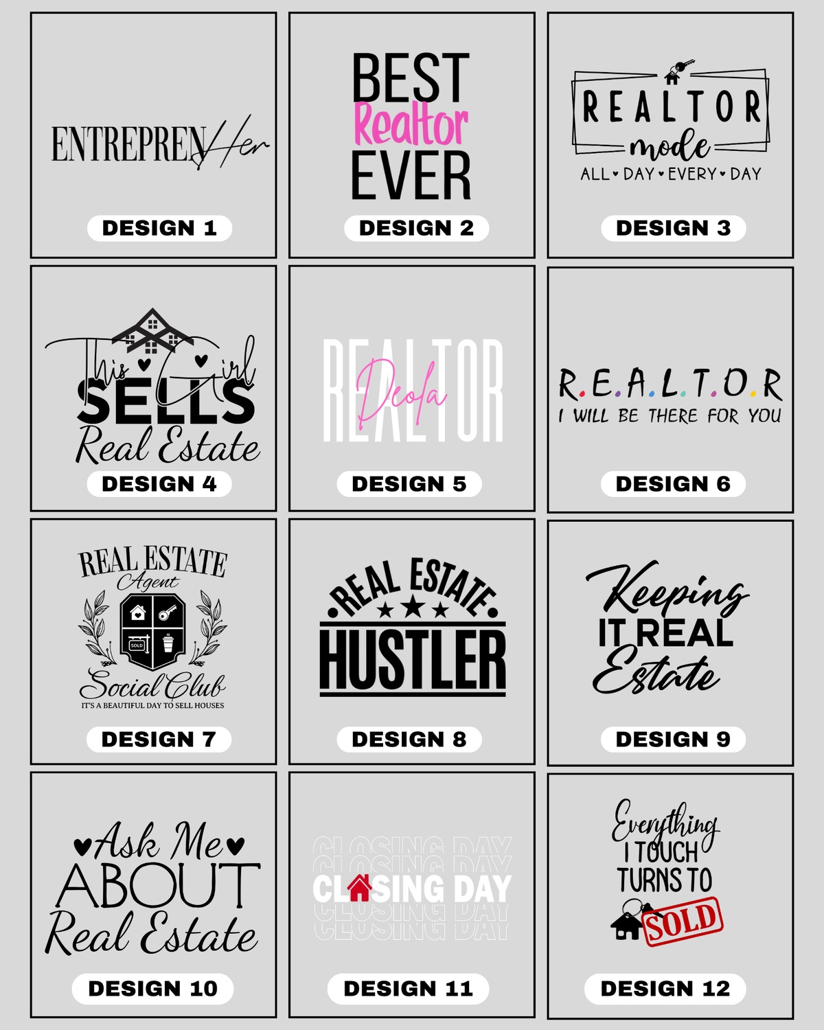 REALTOR Sweatshirt/ T-shirt Bundle