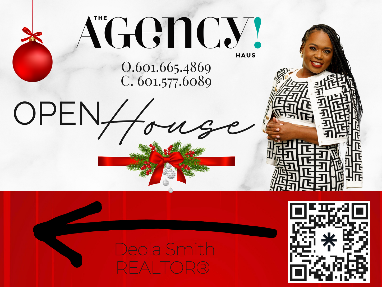 OPEN HOUSE DESIGN TEMPLATE-Digital Product Only - Designs by Dee 042
