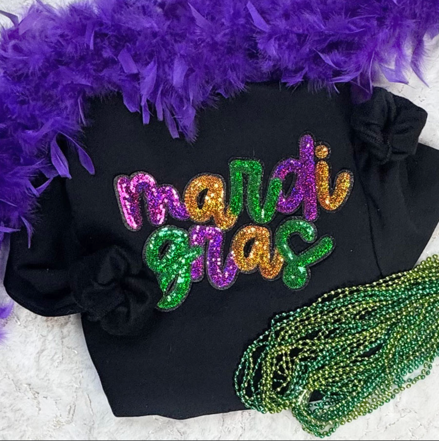 Mardi Gras Multicolor Sequin