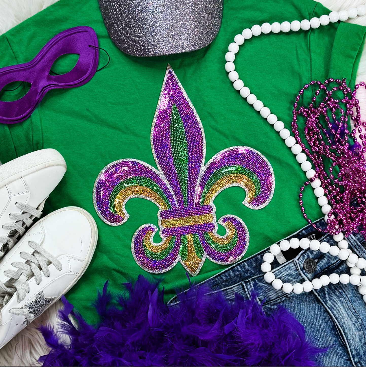 Fleur De Lis Sequin