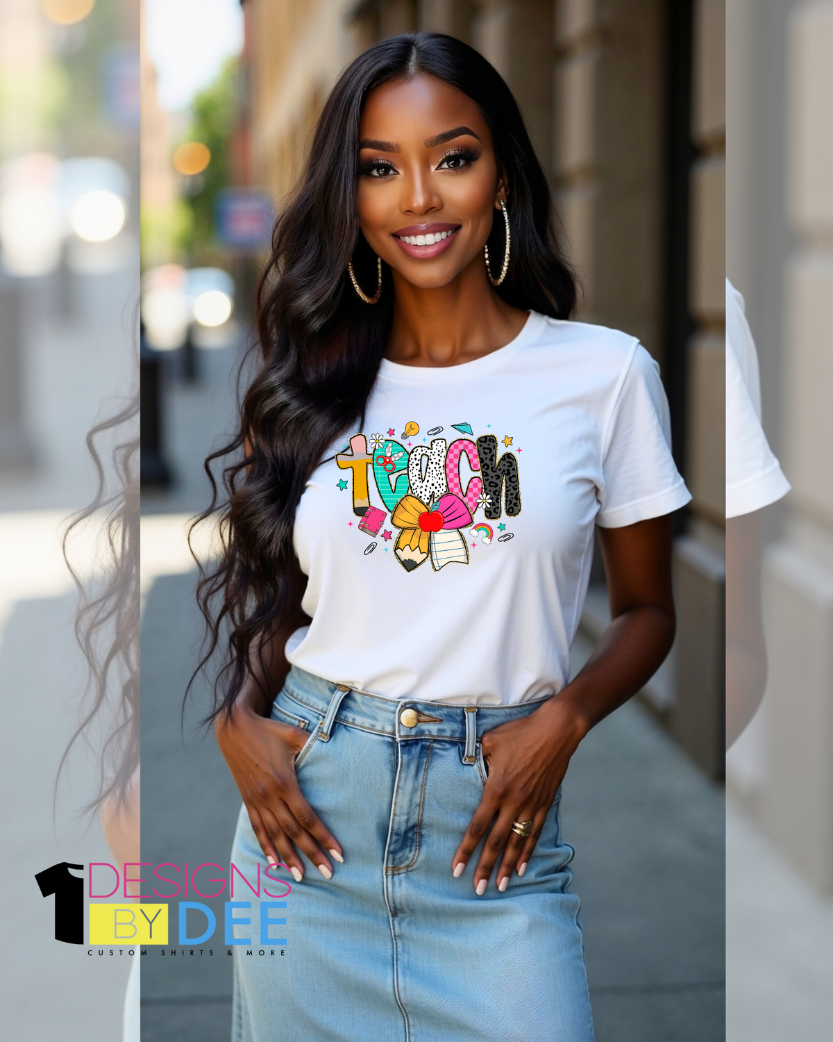 TEACH DOODLE TEE 1 - Designs by Dee 042