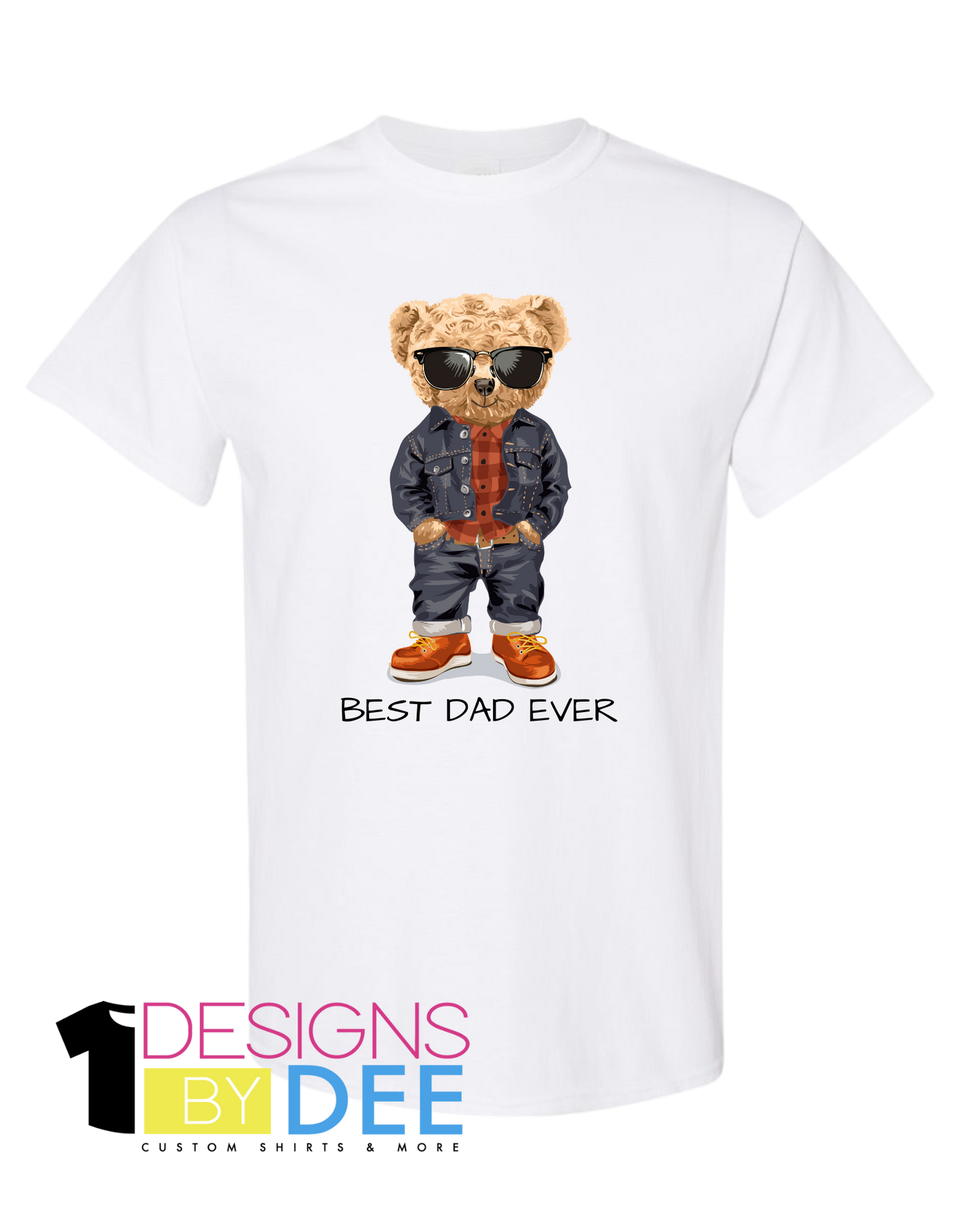 Best Dad Ever-Shades Teddy - Designs by Dee 042