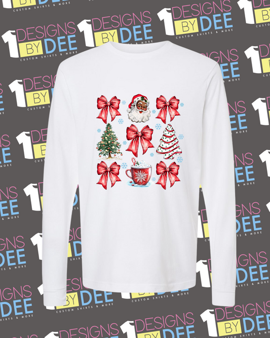 Christmas w/Santa Tee - Designs by Dee 042