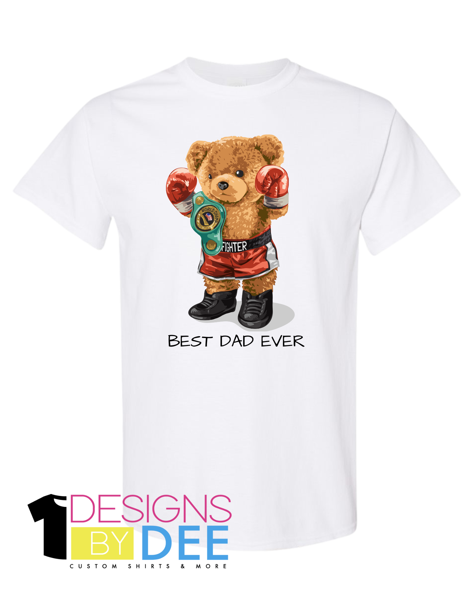 Best Dad Ever-Boxer Teddy - Designs by Dee 042