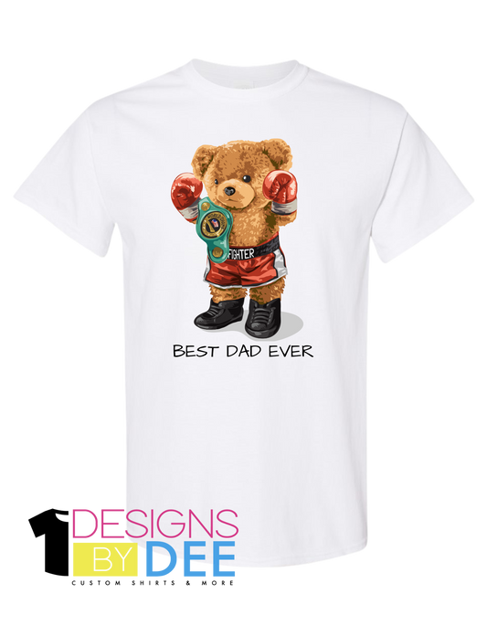 Best Dad Ever-Boxer Teddy - Designs by Dee 042