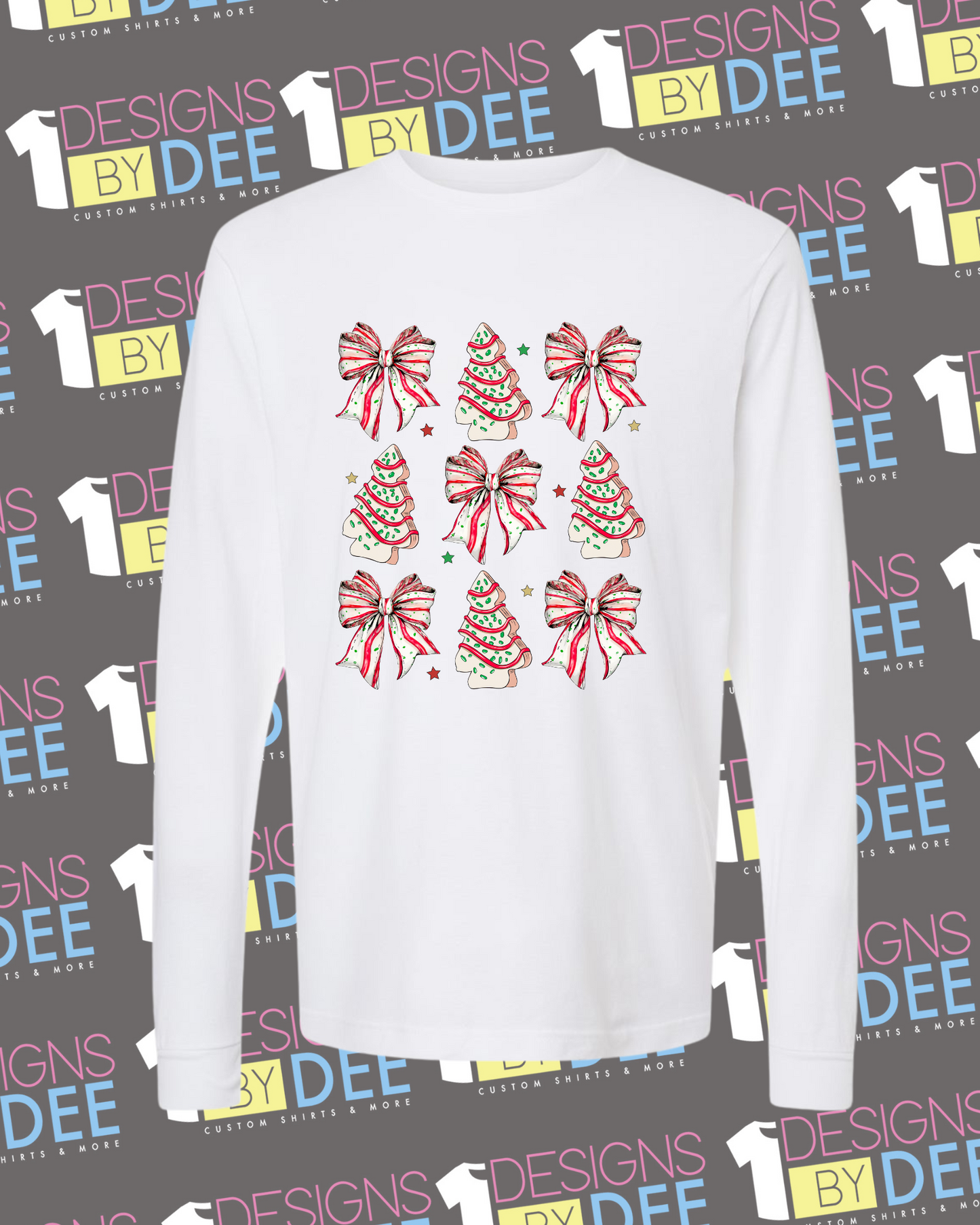 Christmas w/Cakes Tee - Designs by Dee 042