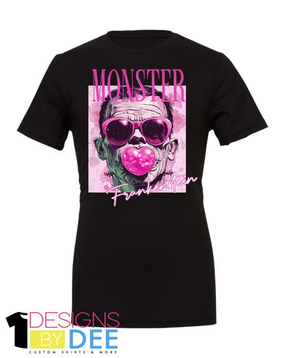 Bubblegum Frankenstein Monster Horror Design
