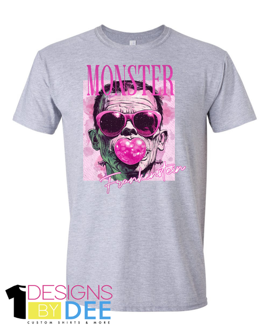 Bubblegum Frankenstein Monster Horror Design