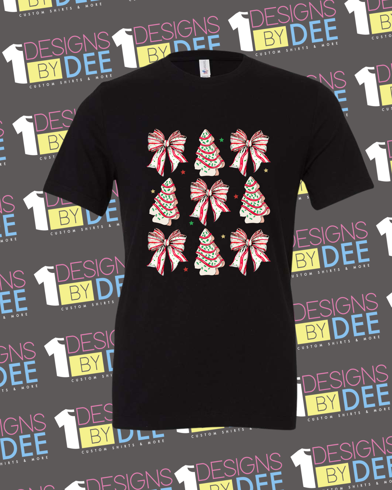 Christmas w/Cakes Tee - Designs by Dee 042