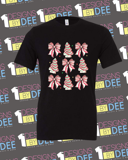 Christmas w/Cakes Tee - Designs by Dee 042