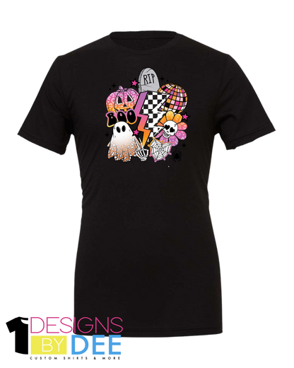 Retro Groovy Boo Halloween Design