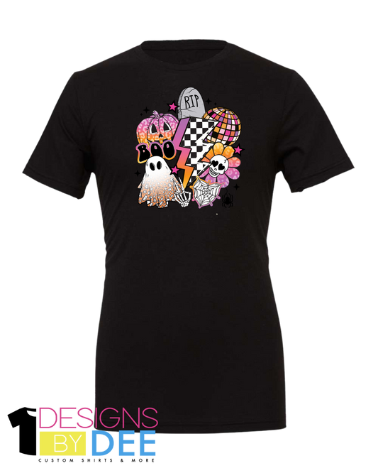 Retro Groovy Boo Halloween Design
