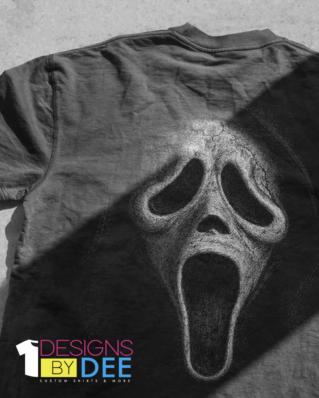 Ghostface Scream Horror Design