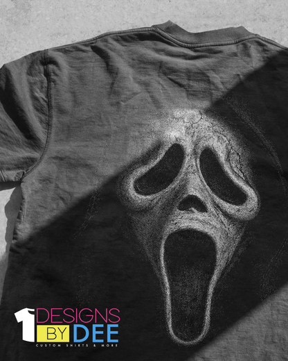 Ghostface Scream Horror Design