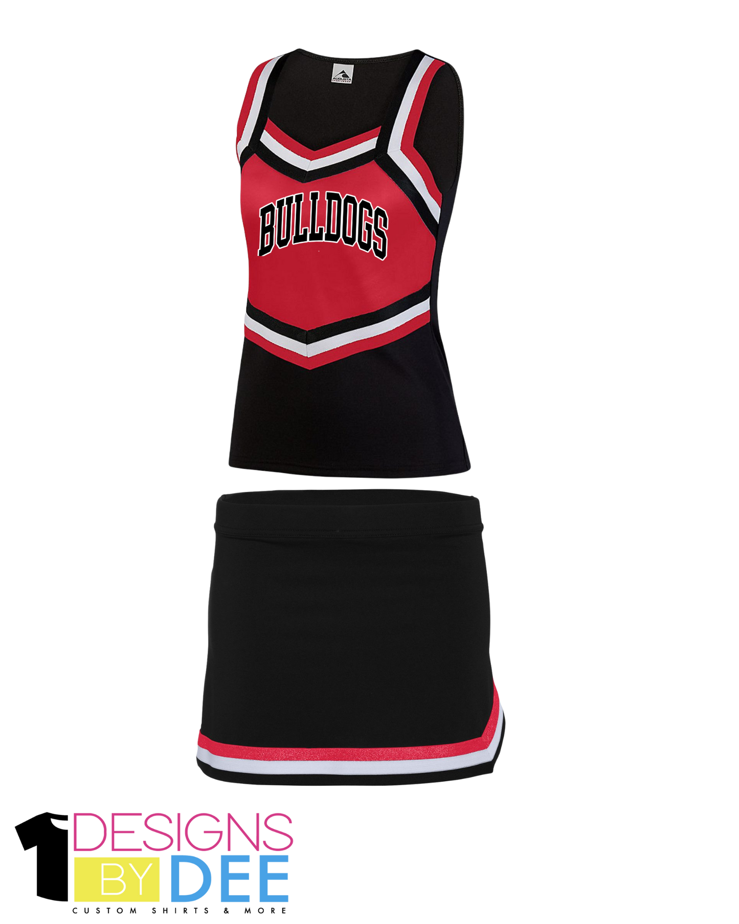 Bulldogs Cheer Uniform YOUTH - Designs by Dee 042
