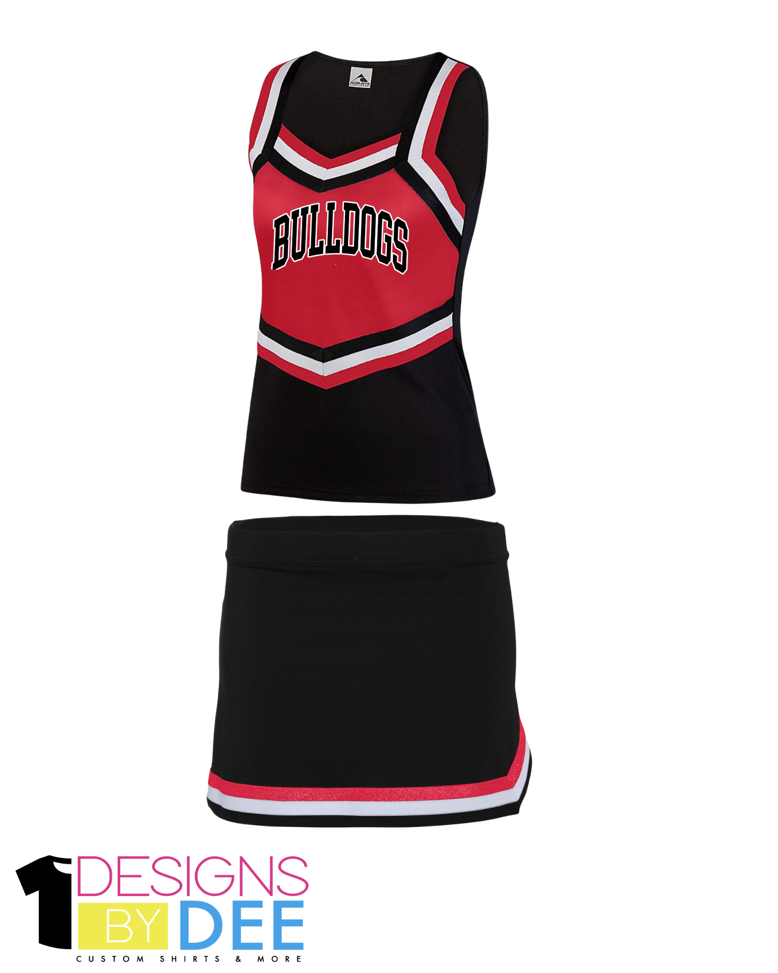 Bulldogs Cheer Uniform YOUTH - Designs by Dee 042