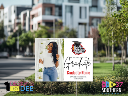 Senior Yard Sign- 24x18 - Designs by Dee 042