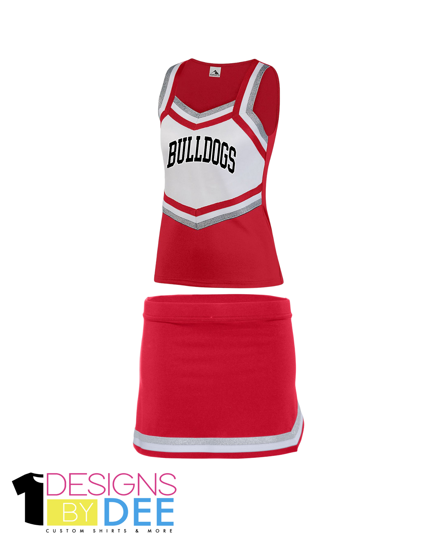 Bulldogs Cheer Uniform YOUTH - Designs by Dee 042