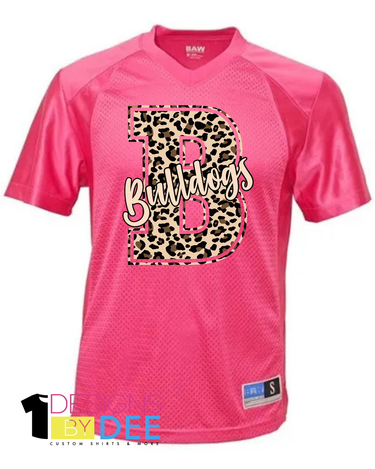 Pink Out Cheetah Bulldogs Jersey