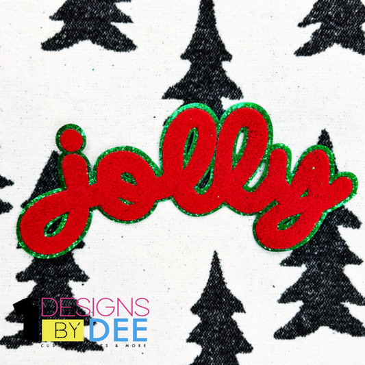 Red Chenille Jolly Design