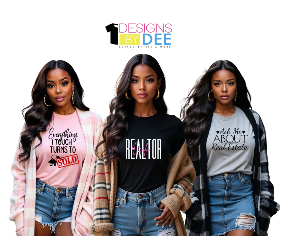 ASK ME ABOUT REAL ESTATE T-SHIRT BUNDLE - Designs by Dee 042