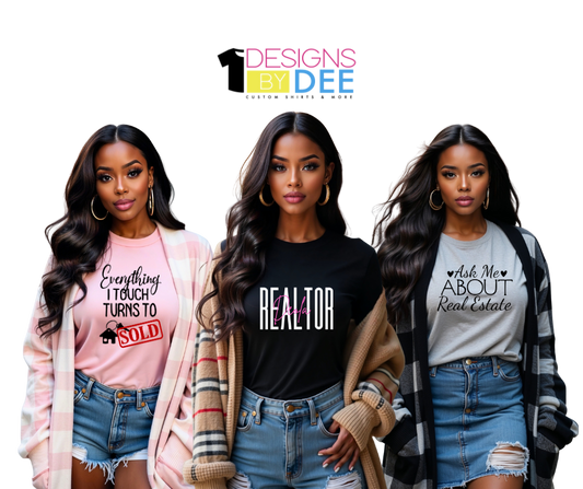 ASK ME ABOUT REAL ESTATE T-SHIRT BUNDLE - Designs by Dee 042