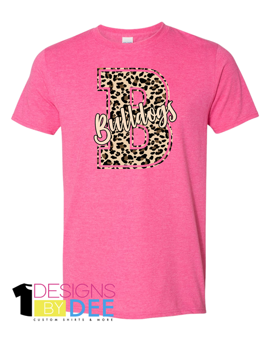 Pink Out Cheetah Bulldogs Shirt