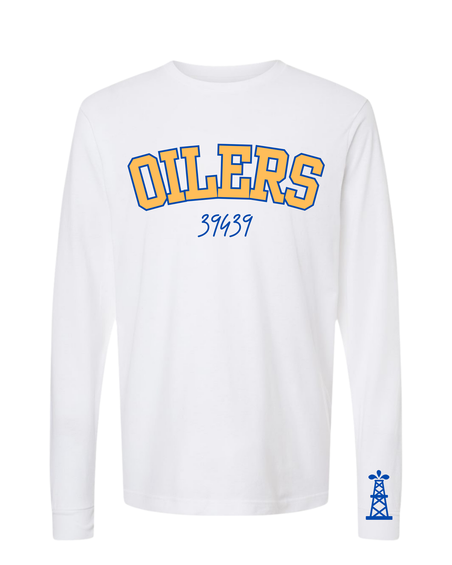 OILERS -Adult Long Sleeved TShirt - Designs by Dee 042