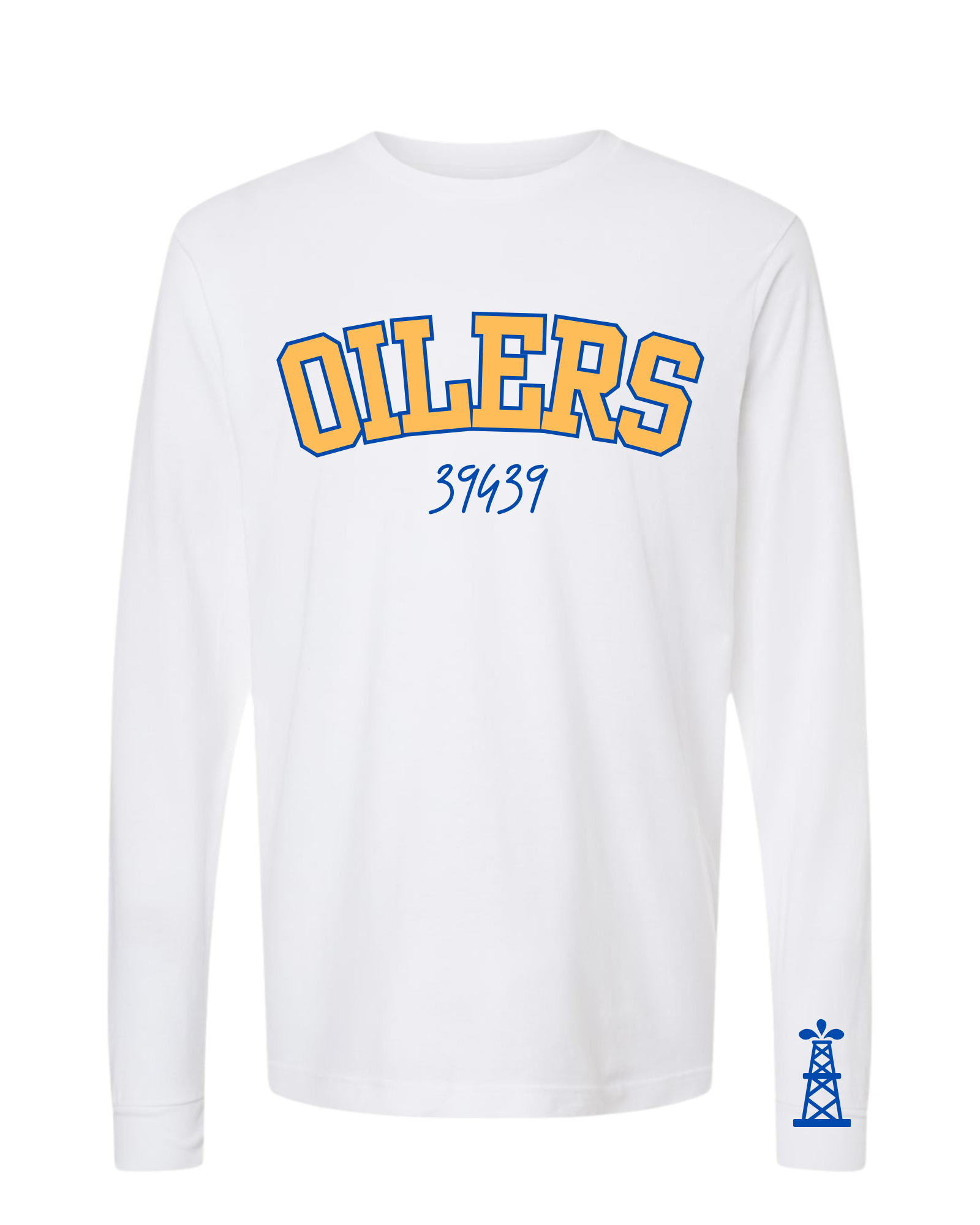 OILERS -Adult Long Sleeved TShirt - Designs by Dee 042