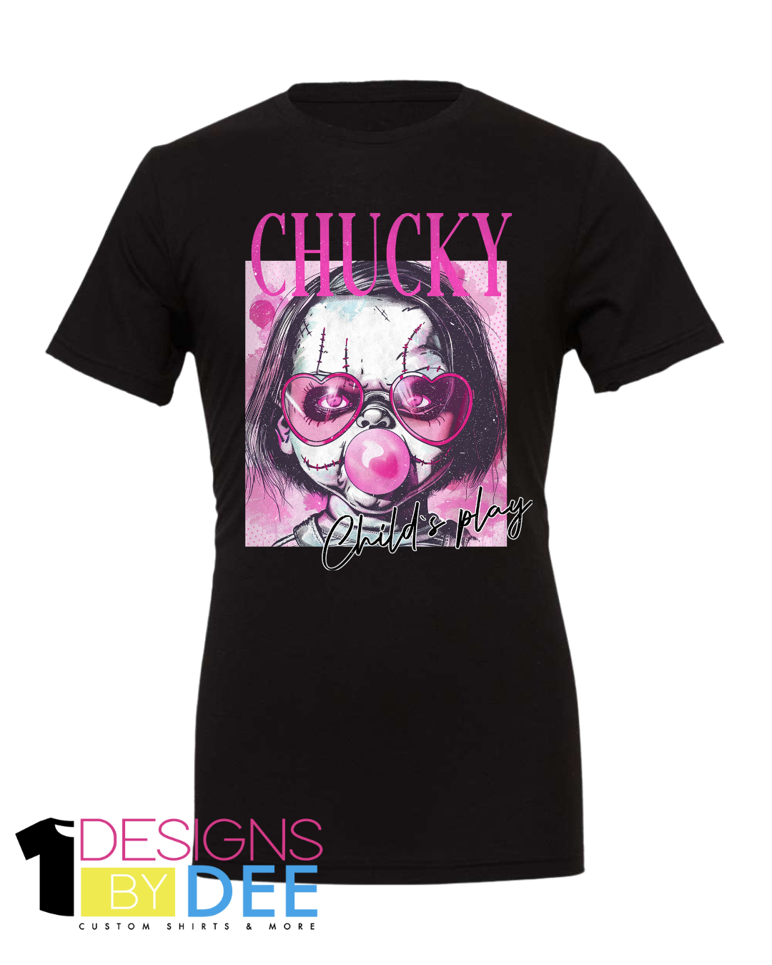 Bubblegum Chucky Doll Horror Design