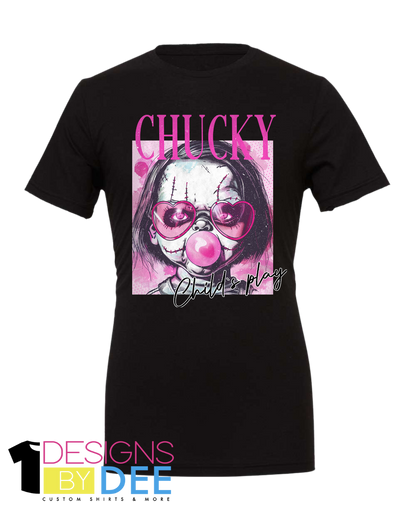 Bubblegum Chucky Doll Horror Design