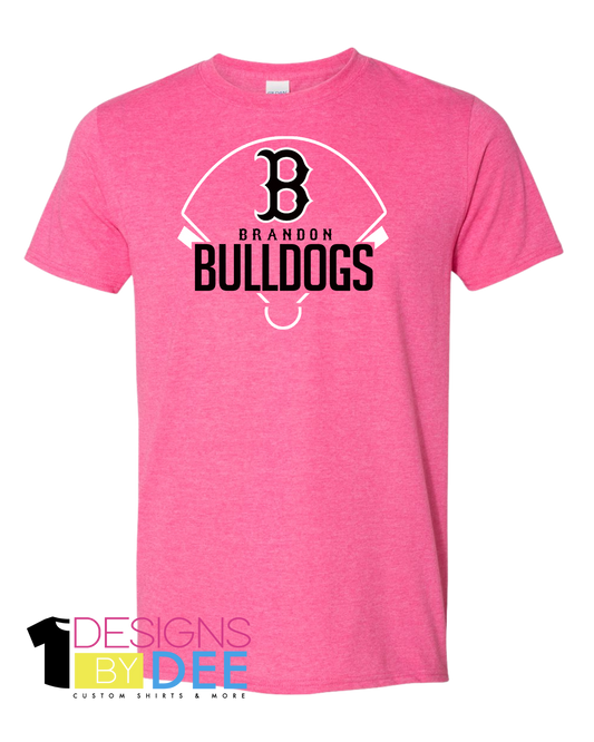 Pink Out B Brandon Bulldogs Shirt