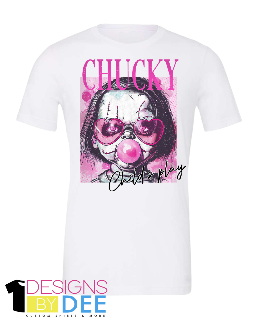Bubblegum Chucky Doll Horror Design