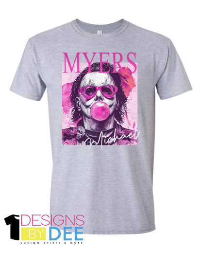 Bubblegum Michael Myers Horror Design