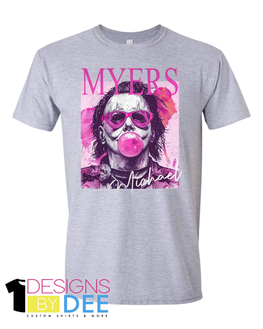 Bubblegum Michael Myers Horror Design