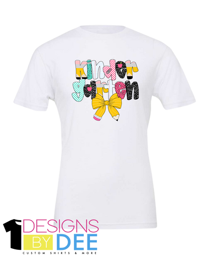 Preppy Back to School Tee Pre K-6th
