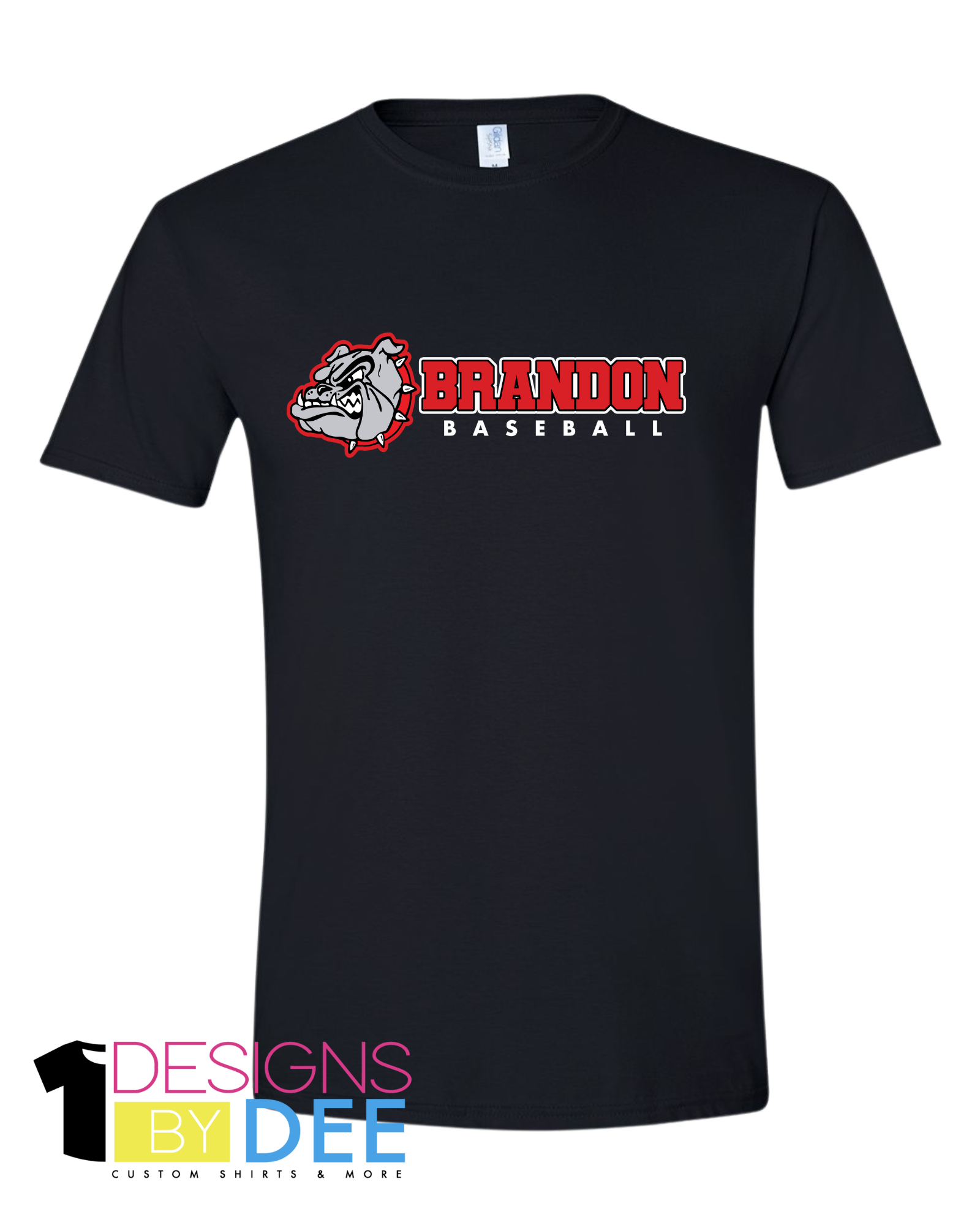 Bulldogs Brandon Baseball Tee - Designs by Dee 042