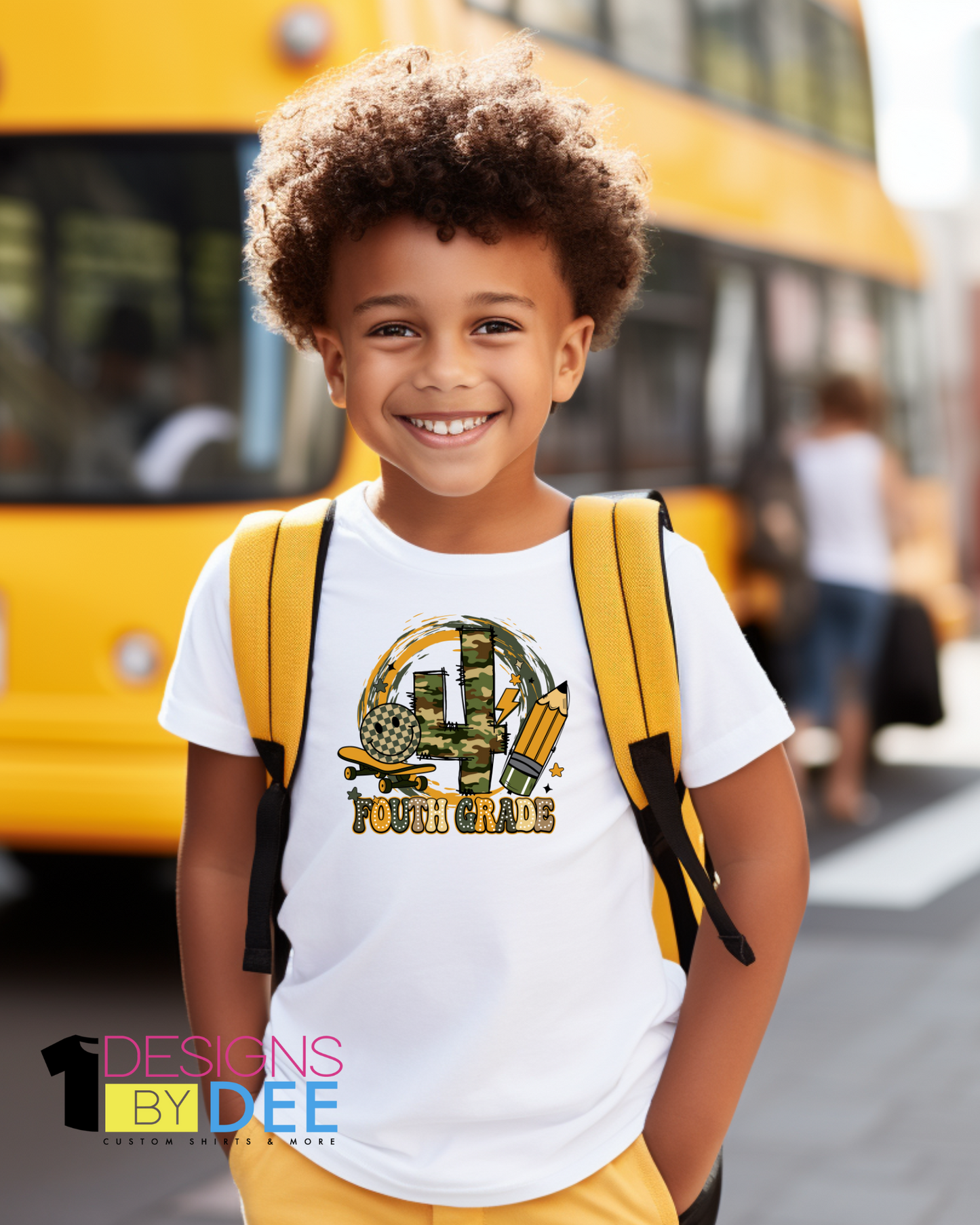 Camo Grade Tee K-4th - Designs by Dee 042