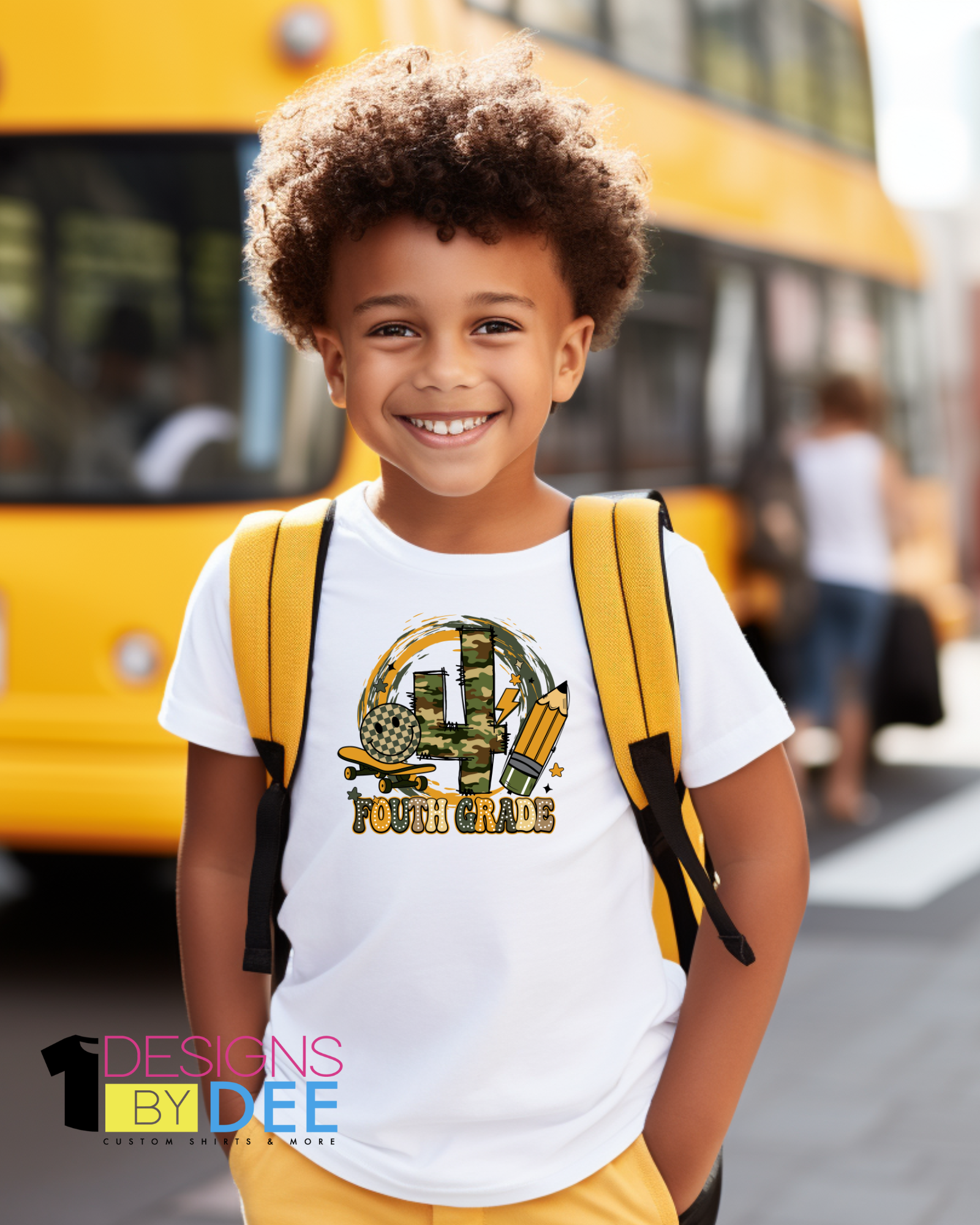 Camo Grade Tee K-4th - Designs by Dee 042