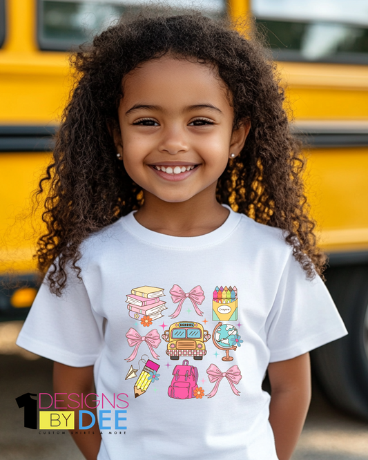 SCHOOL GIRLIE TEE - Designs by Dee 042