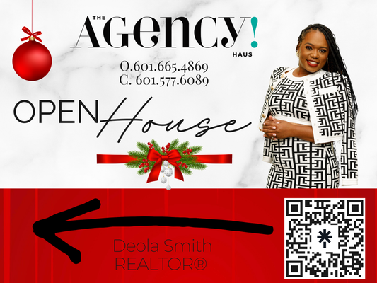 OPEN HOUSE DESIGN TEMPLATE-Digital Product Only - Designs by Dee 042