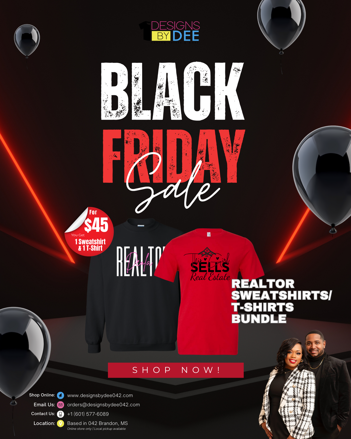 REALTOR Sweatshirt/ T-shirt Bundle