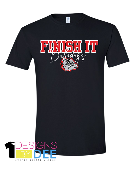 Finish It Bulldogs Tee - Designs by Dee 042