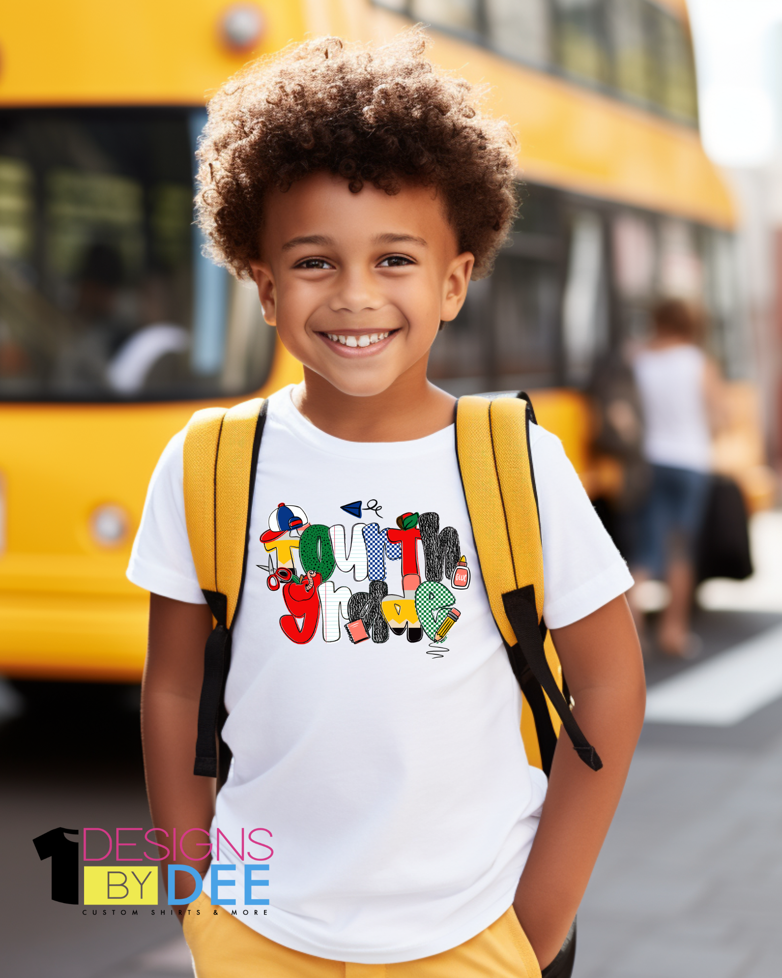 Boys Back-to-School & Spirit Wear Bundle -3pack - Designs by Dee 042