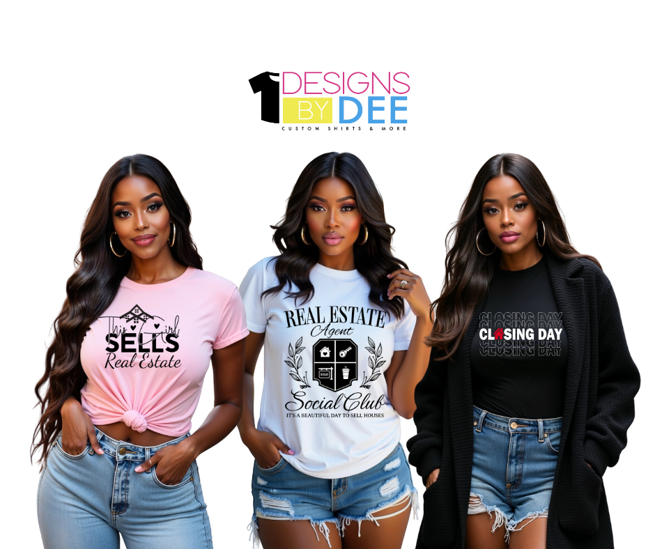 REAL ESTATE T-SHIRT BUNDLE - Designs by Dee 042