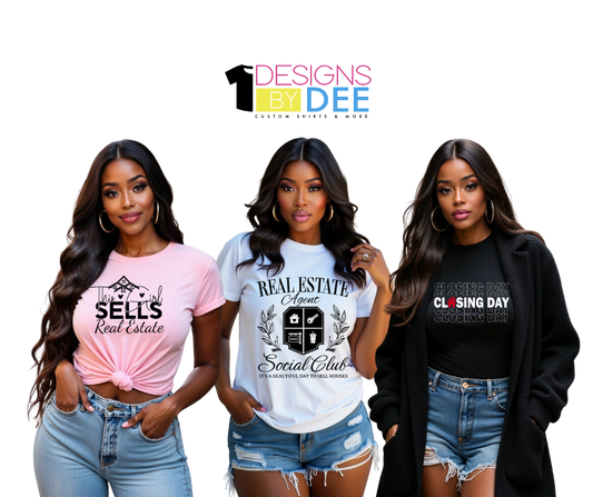 REAL ESTATE T-SHIRT BUNDLE - Designs by Dee 042
