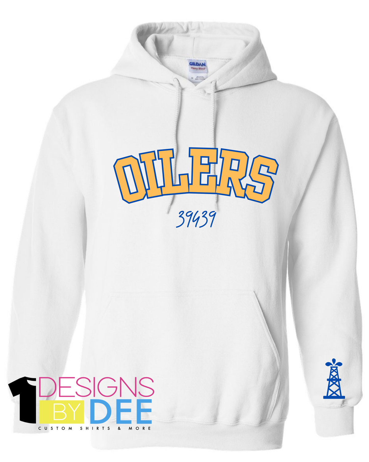 OILERS HOODIE - Designs by Dee 042
