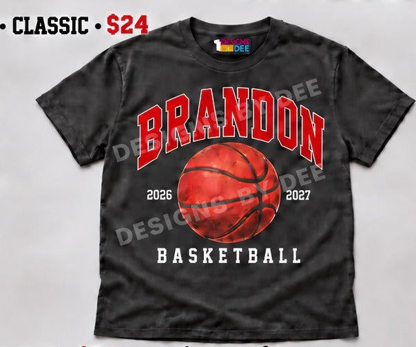 Courtside Collection Classic black tee