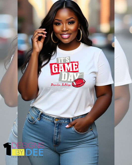 IT'S GAME DAY BRANDON BULLDOGS TEE